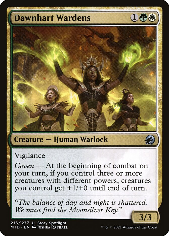Dawnhart Wardens 216/277 (Innistrad: Midnight Hunt)  | Chromatic Games