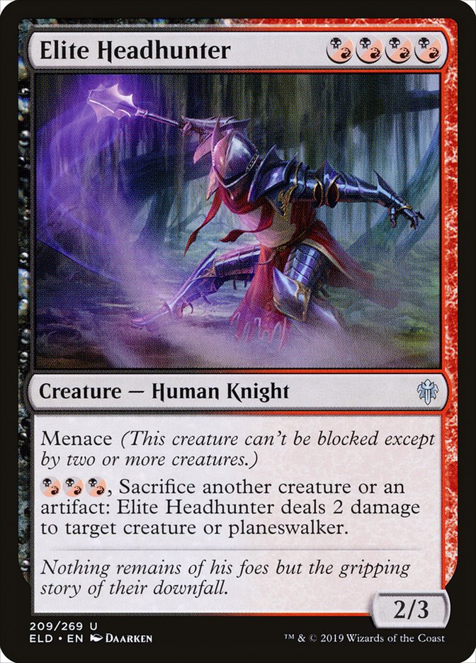 Elite Headhunter 209/269 (Throne of Eldraine)  - Foil | Chromatic Games