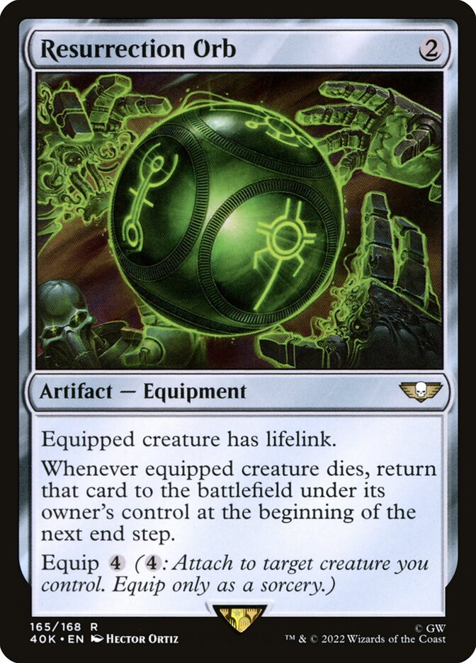 Resurrection Orb 165 (Universes Beyond: Warhammer 40,000)  | Chromatic Games