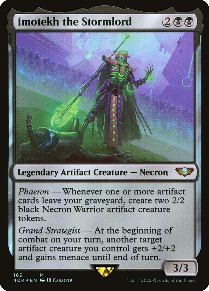 Imotekh the Stormlord 169/617 (Universes Beyond: Warhammer 40,000)  - Foil | Chromatic Games