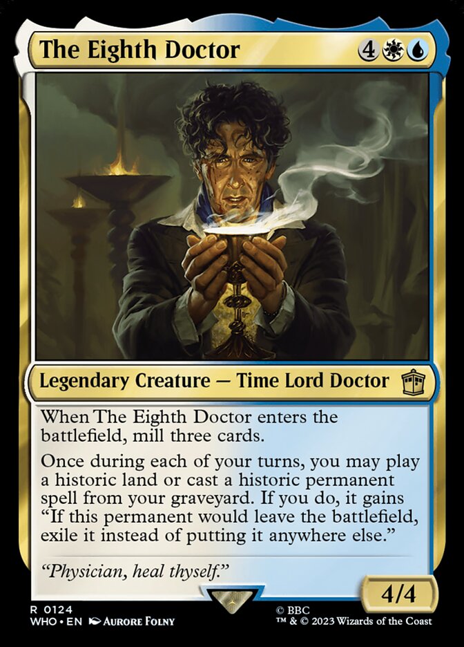 The Eighth Doctor 124/331 (Universes Beyond: Doctor Who)  - Foil | Chromatic Games