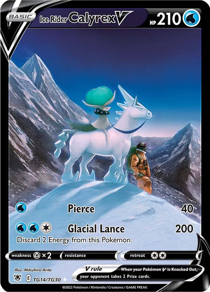 Ice Rider Calyrex V TG14/TG30 (SWSH10: Astral Radiance Trainer Gallery)  - Holofoil | Chromatic Games