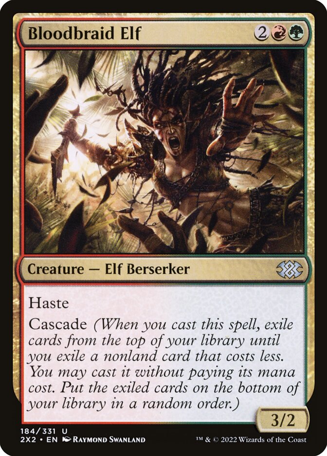 Bloodbraid Elf 184/331 (Double Masters 2022)  - Foil | Chromatic Games