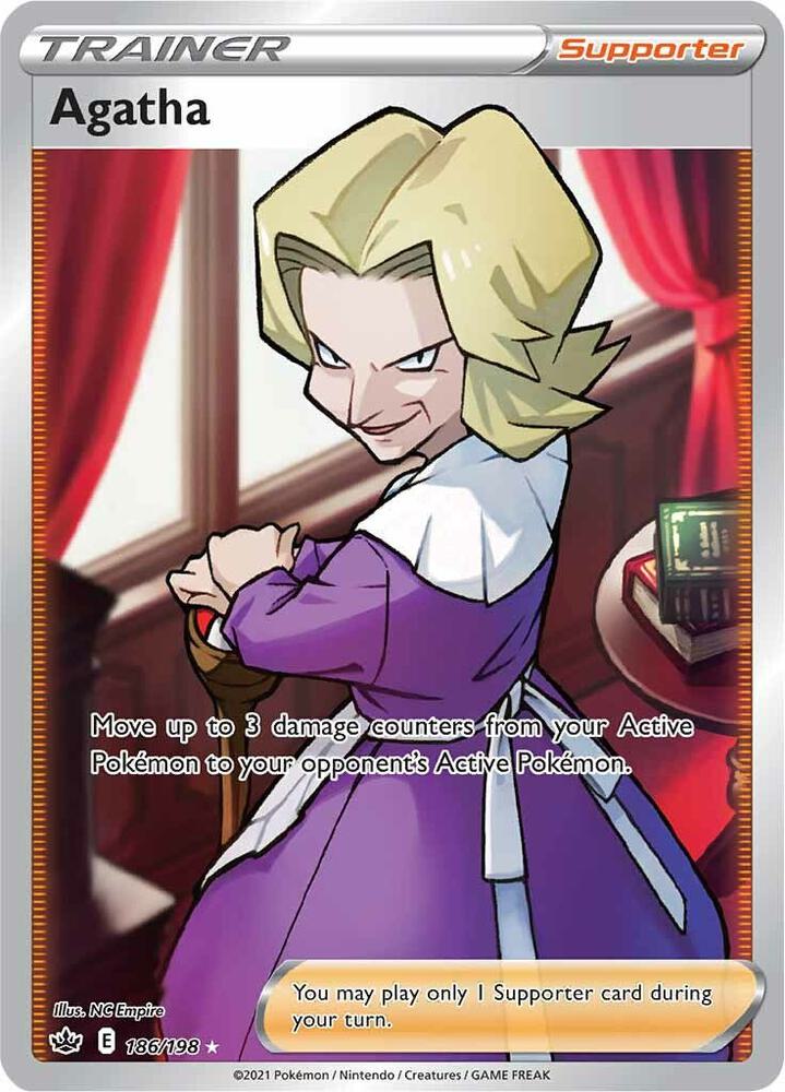 Agatha 186/198 (SWSH06: Chilling Reign)  - Holofoil | Chromatic Games