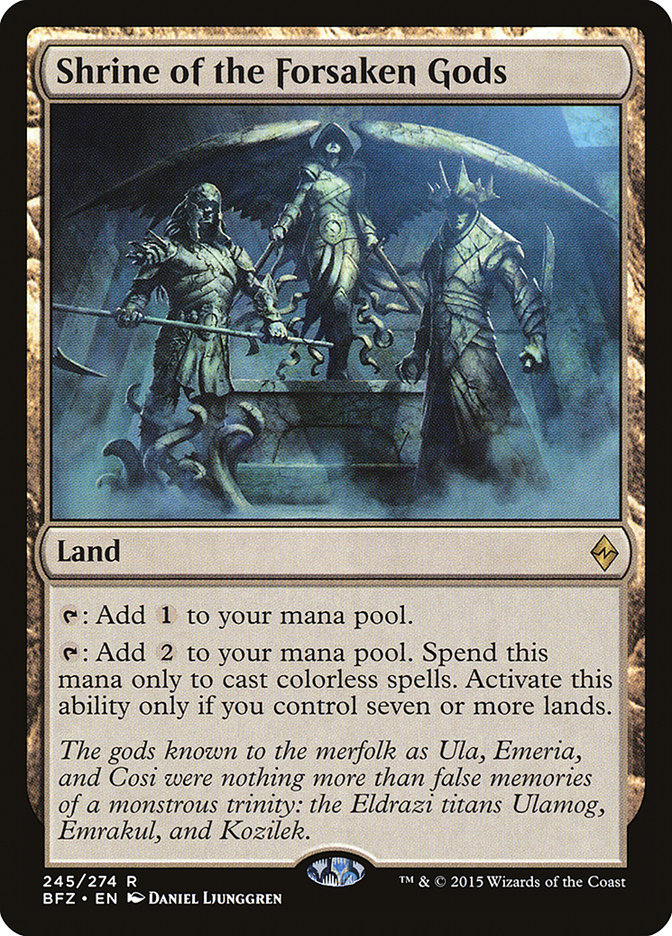 Shrine of the Forsaken Gods 245/274 (Battle for Zendikar)  | Chromatic Games