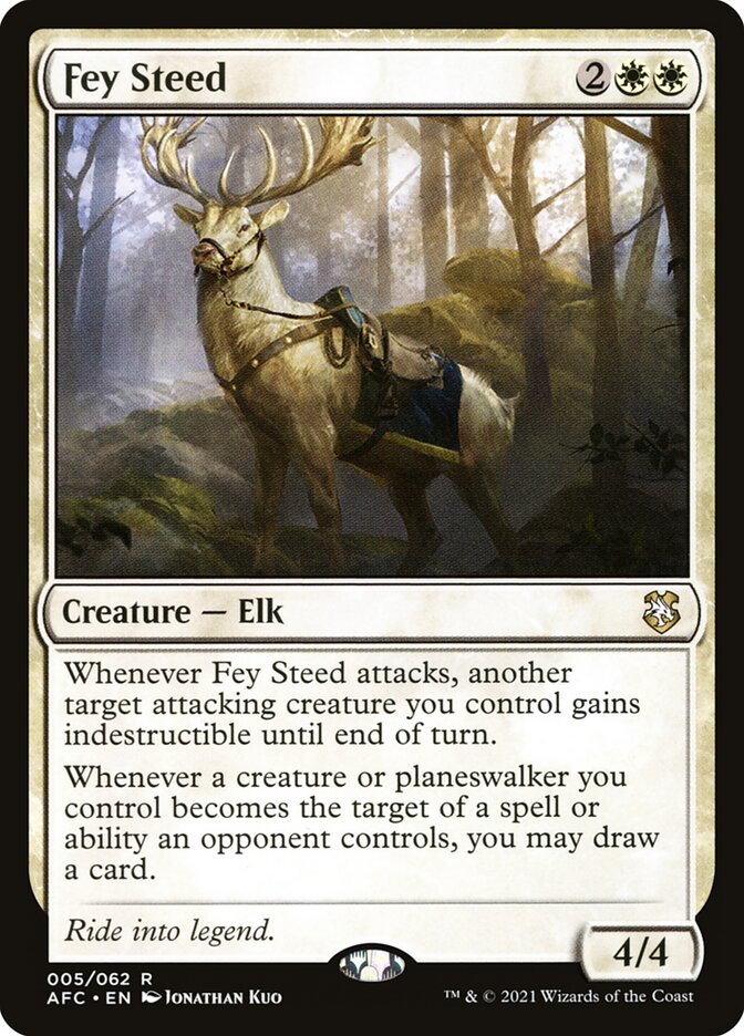Fey Steed 5/62 (Commander: Adventures in the Forgotten Realms)  | Chromatic Games