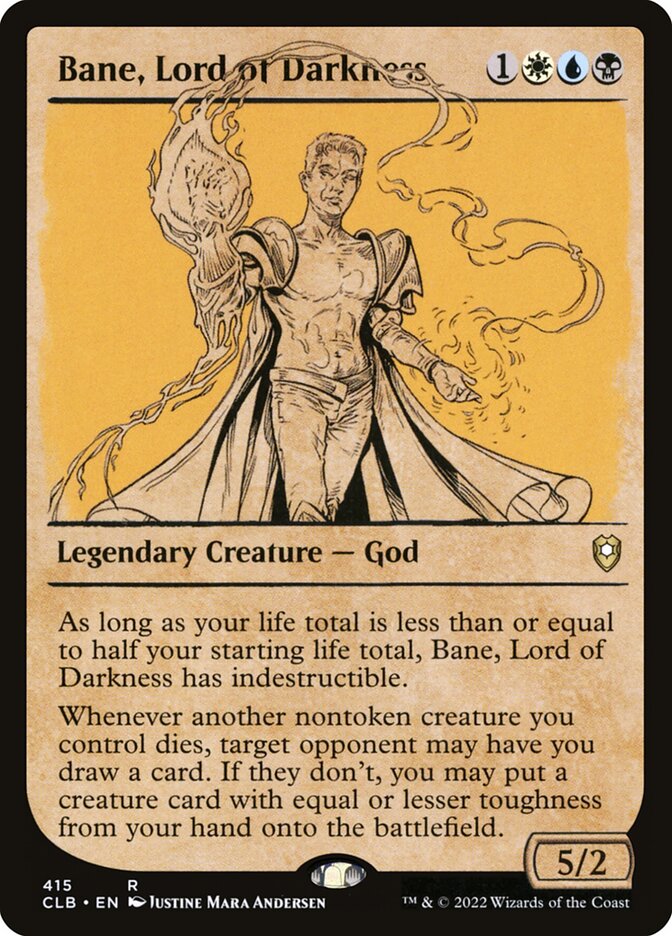 Bane, Lord of Darkness 415 (Commander Legends: Battle for Baldur's Gate)  | Chromatic Games