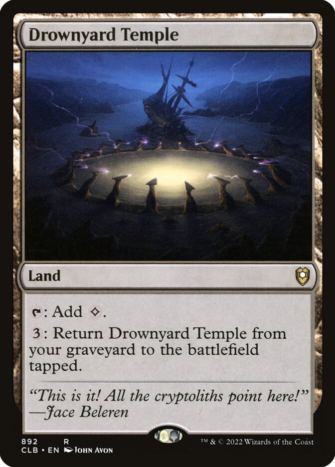 Drownyard Temple 892 (Commander Legends: Battle for Baldur's Gate)  | Chromatic Games