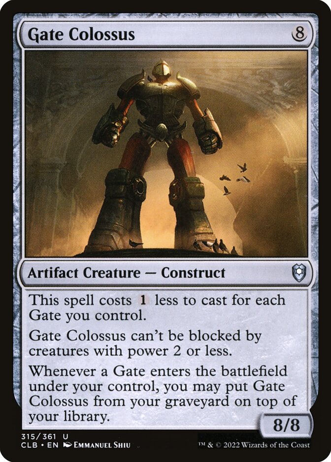 Gate Colossus 315 (Commander Legends: Battle for Baldur's Gate)  | Chromatic Games