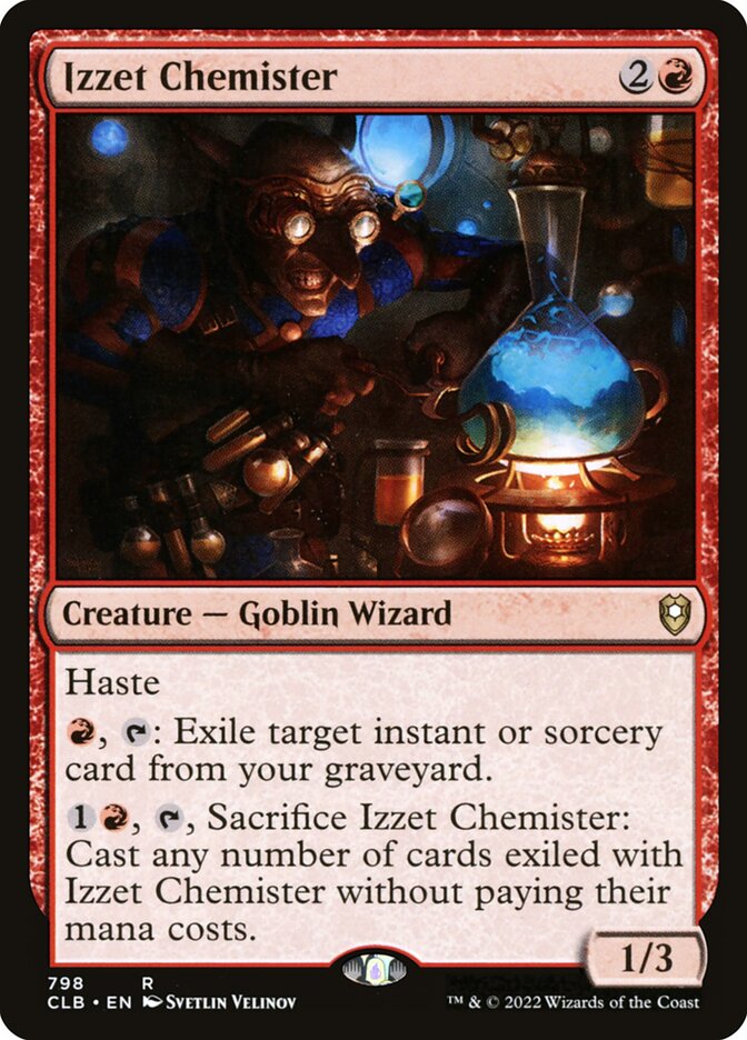 Izzet Chemister 798 (Commander Legends: Battle for Baldur's Gate)  | Chromatic Games