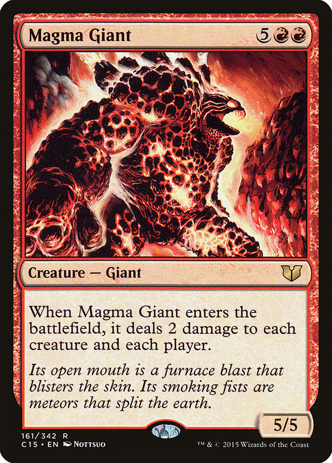 Magma Giant 161/342 (Commander 2015)  | Chromatic Games