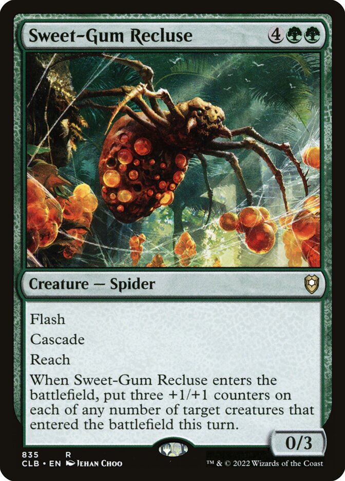 Sweet-Gum Recluse 835 (Commander Legends: Battle for Baldur's Gate)  | Chromatic Games