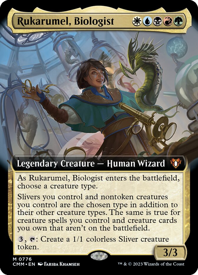 Rukarumel, Biologist 776/451 (Commander Masters)  - Extended Art | Chromatic Games