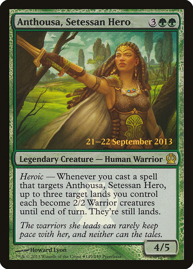 Anthousa, Setessan Hero 149★/10 (Prerelease Cards)  - PreRelease Foil | Chromatic Games