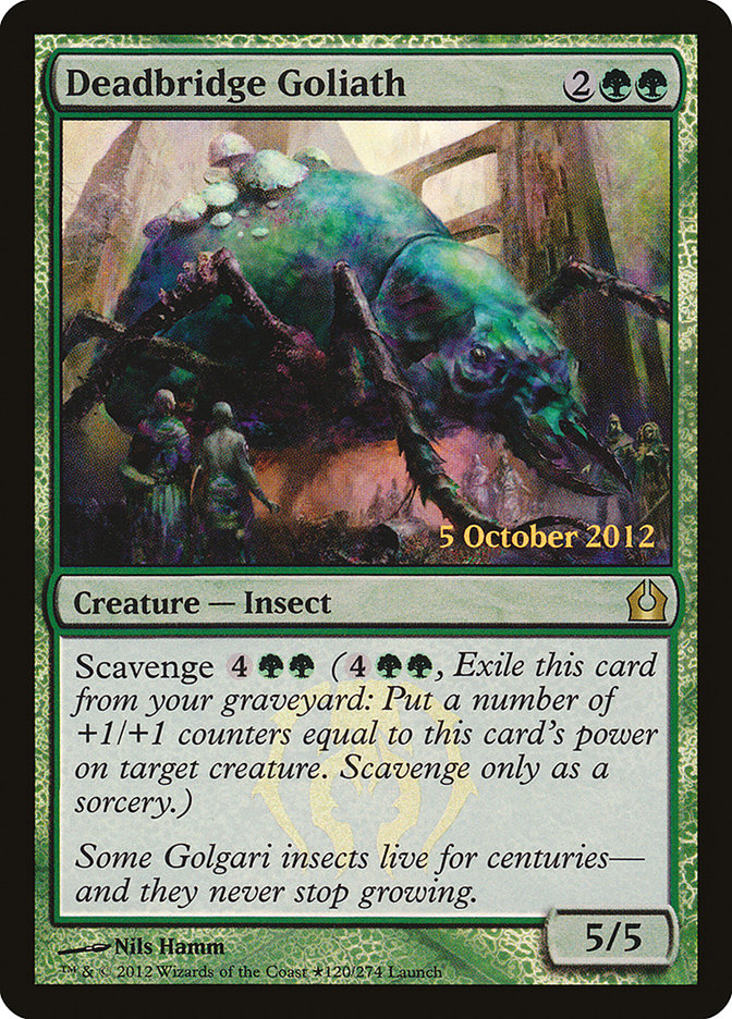 Deadbridge Goliath 120★/10 (Launch Party & Release Event Promos)  - Foil | Chromatic Games