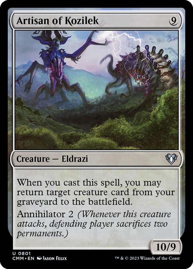 Artisan of Kozilek 801/451 (Commander Masters)  | Chromatic Games
