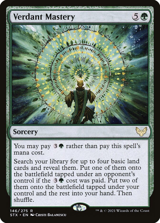 Verdant Mastery 146 (Strixhaven: School of Mages)  - Foil | Chromatic Games