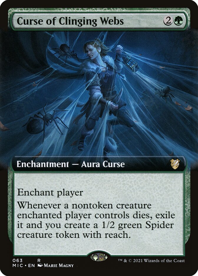 Curse of Clinging Webs 63/38 (Commander: Innistrad: Midnight Hunt)  | Chromatic Games