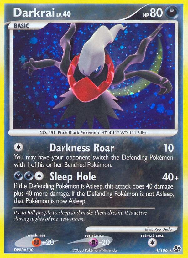 Darkrai 4/106 (Great Encounters)  - Reverse Holofoil | Chromatic Games