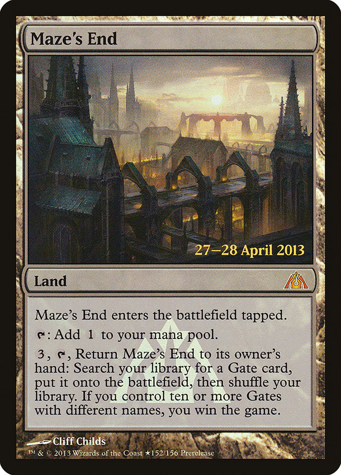 Mazes End 152 (Prerelease Cards)  - Foil | Chromatic Games