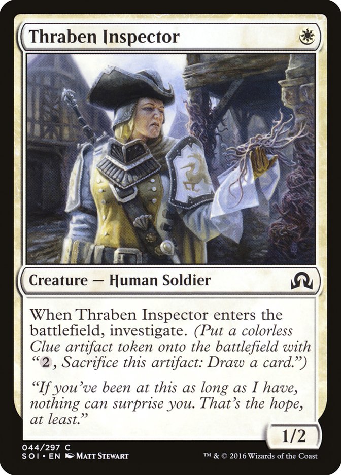 Thraben Inspector 44/297 (Shadows over Innistrad)  | Chromatic Games