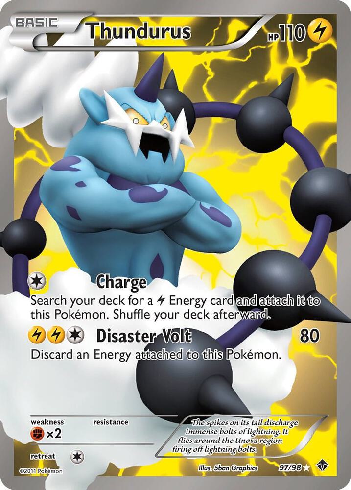 Thundurus 97/98 (Emerging Powers)  - Holofoil | Chromatic Games