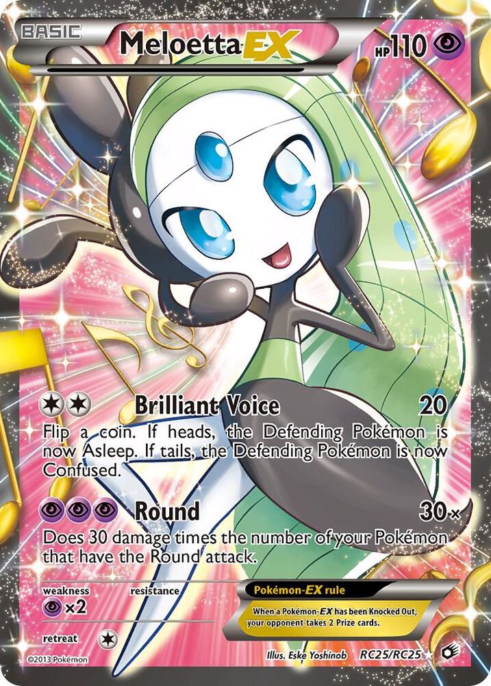 Meloetta EX RC25/RC25 (Legendary Treasures: Radiant Collection)  - Holofoil | Chromatic Games