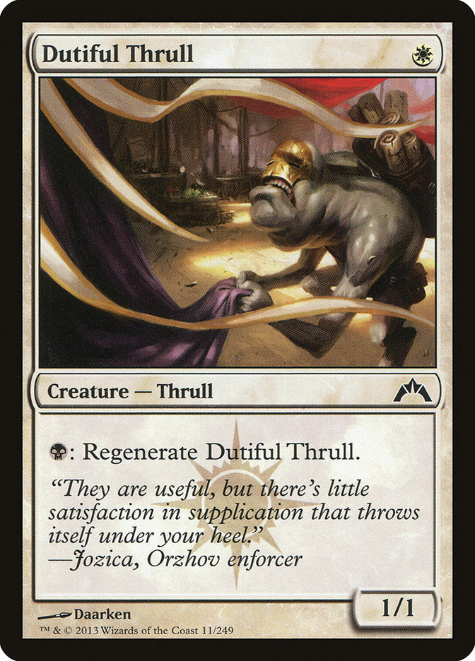 Dutiful Thrull 11 (Gatecrash)  | Chromatic Games