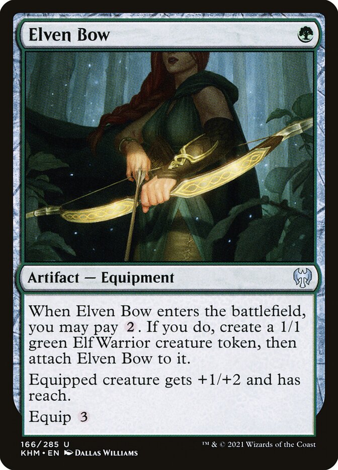 Elven Bow 166/285 (Kaldheim)  - Foil | Chromatic Games