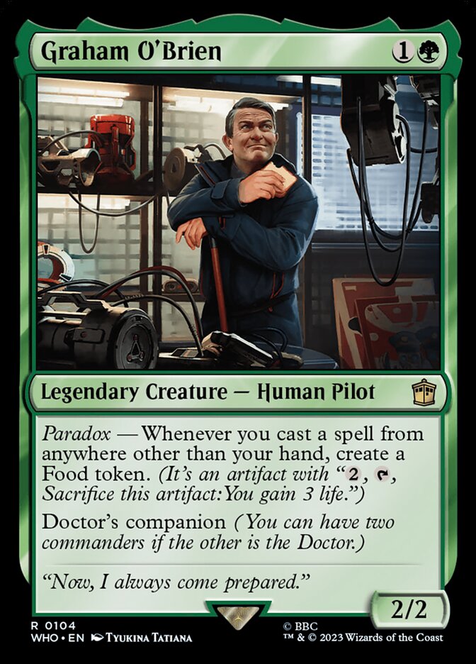 Graham O'Brien 104/331 (Universes Beyond: Doctor Who)  | Chromatic Games