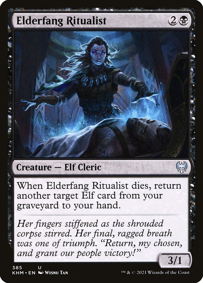 Elderfang Ritualist 385 (Kaldheim)  | Chromatic Games