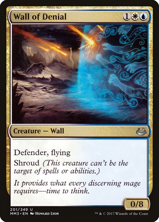 Wall of Denial 201/249 (Modern Masters 2017)  | Chromatic Games