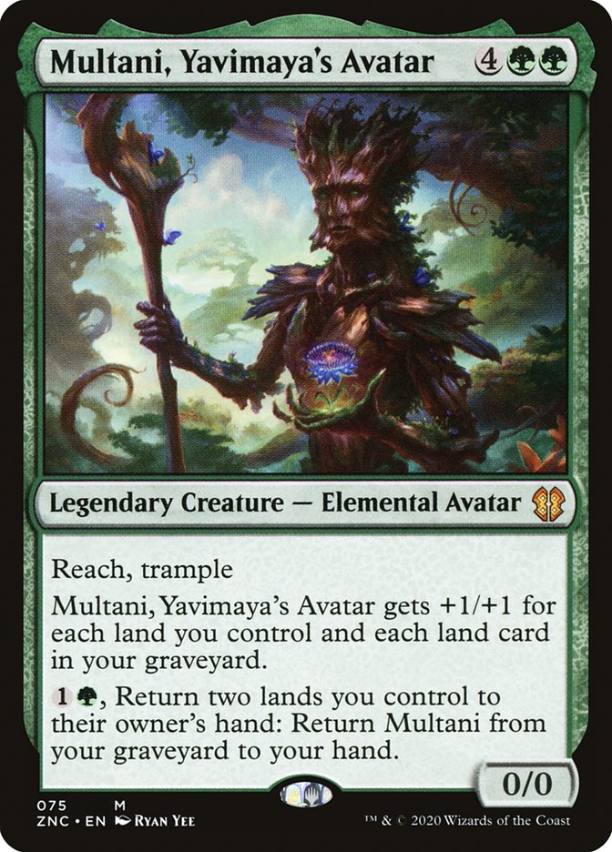 Multani, Yavimaya's Avatar 75/142 (Commander: Zendikar Rising)  | Chromatic Games