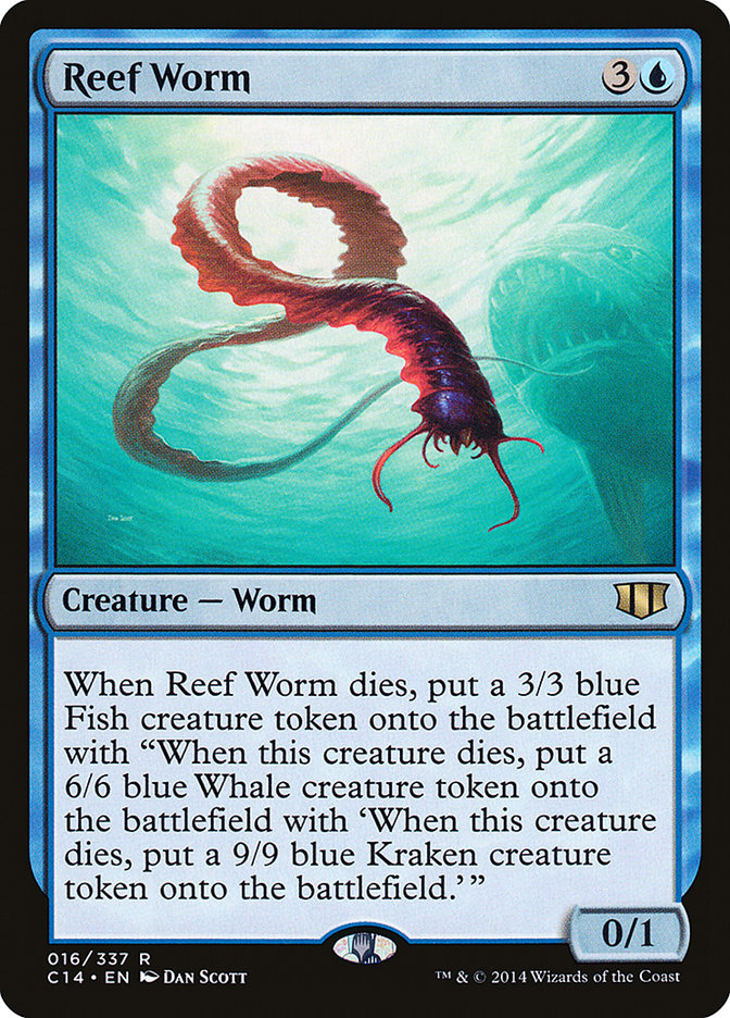 Reef Worm 16/337 (Commander 2014)  | Chromatic Games