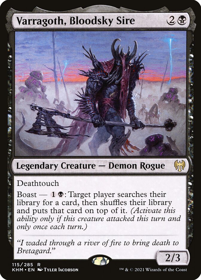 Varragoth, Bloodsky Sire 115 (Kaldheim)  - Foil | Chromatic Games