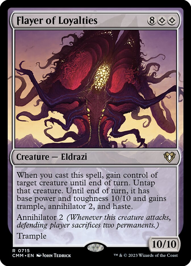 Flayer of Loyalties 715/451 (Commander Masters)  | Chromatic Games