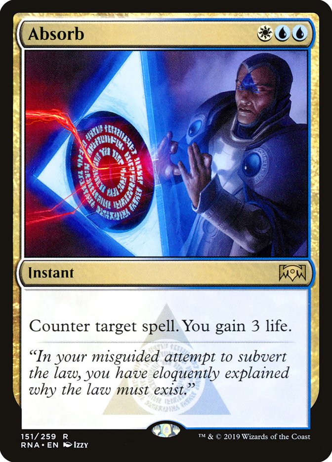 Absorb 151/259 (Ravnica Allegiance)  | Chromatic Games