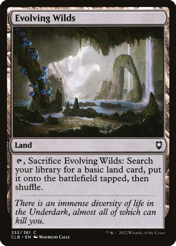 Evolving Wilds 352 (Commander Legends: Battle for Baldur's Gate)  | Chromatic Games