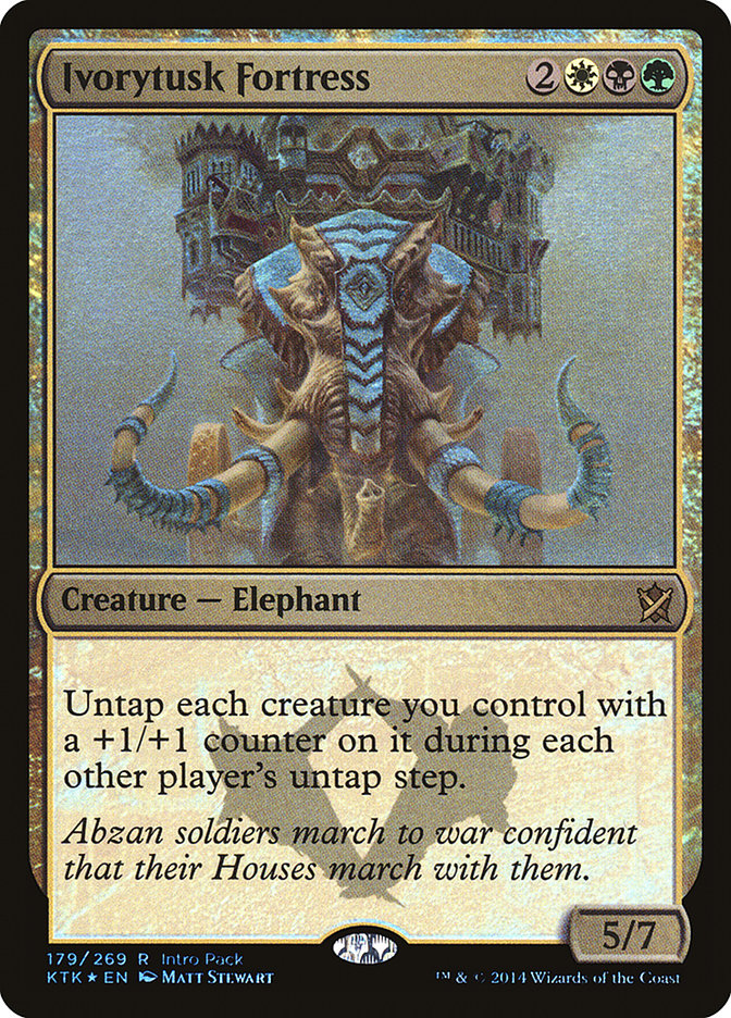 Ivorytusk Fortress 179/56 (Unique and Miscellaneous Promos)  - Foil | Chromatic Games