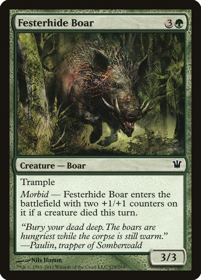 Festerhide Boar 179/264 (Innistrad)  | Chromatic Games