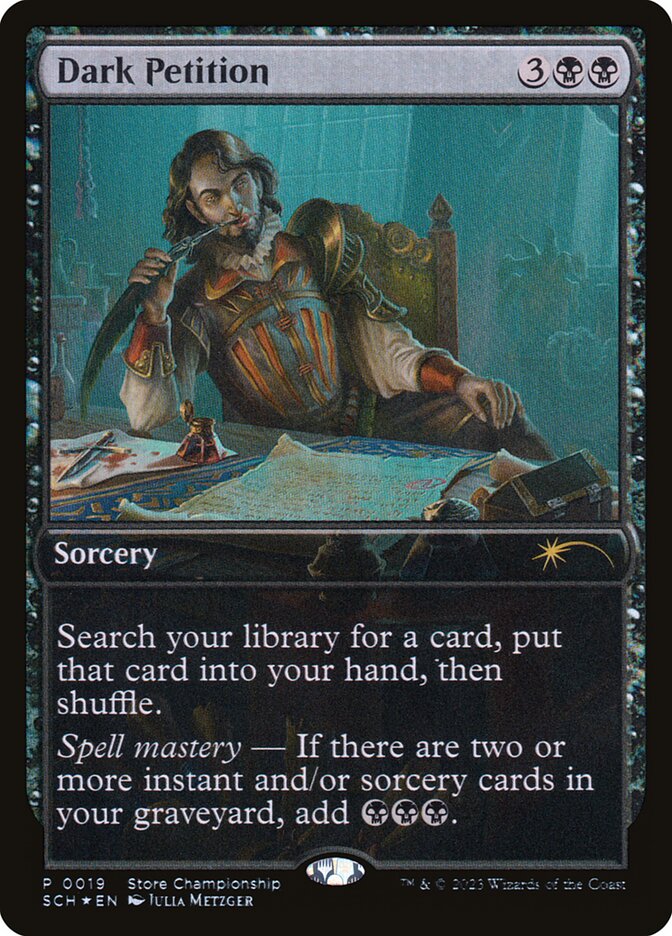 Dark Petition 19 (Game Day & Store Championship Promos)  - Full Art Foil | Chromatic Games