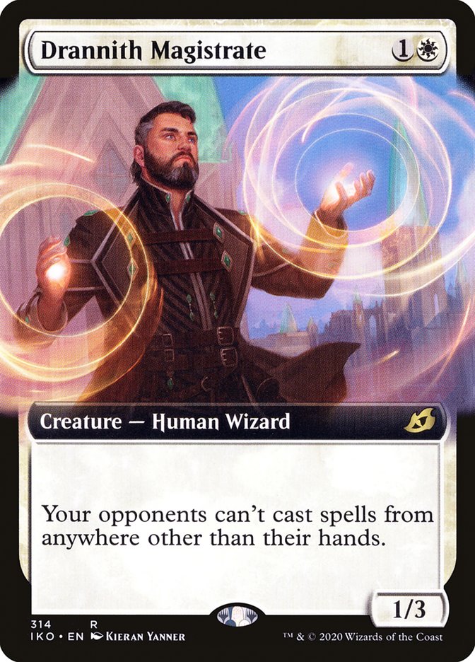 Drannith Magistrate 314/274 (Ikoria: Lair of Behemoths)  - Extended Art Foil | Chromatic Games