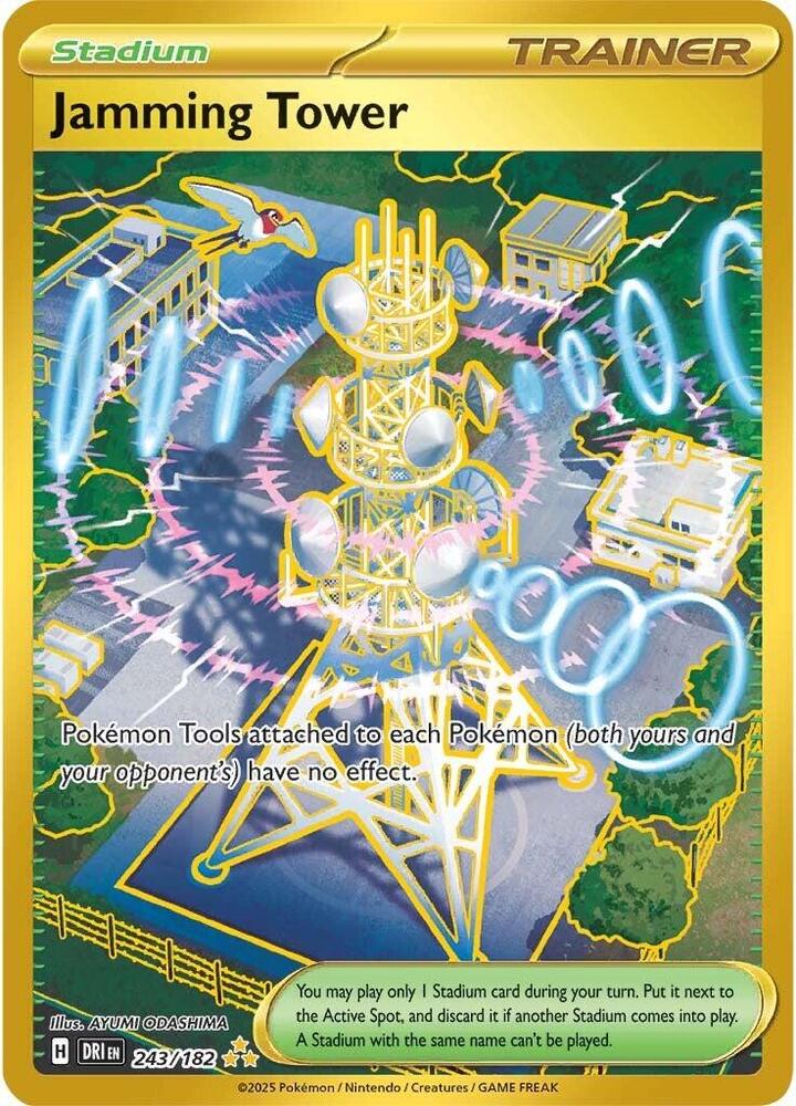 Jamming Tower 243/182 (SV10: Destined Rivals)  - Holofoil | Chromatic Games