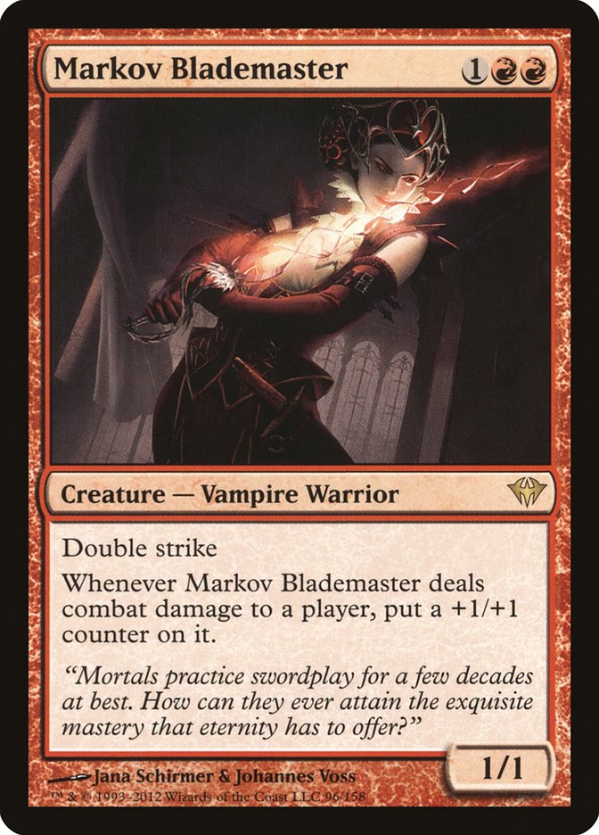Markov Blademaster 96/158 (Dark Ascension)  | Chromatic Games