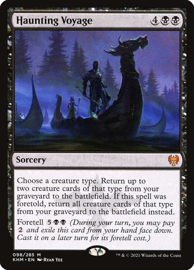 Haunting Voyage 98 (Kaldheim)  - Foil | Chromatic Games