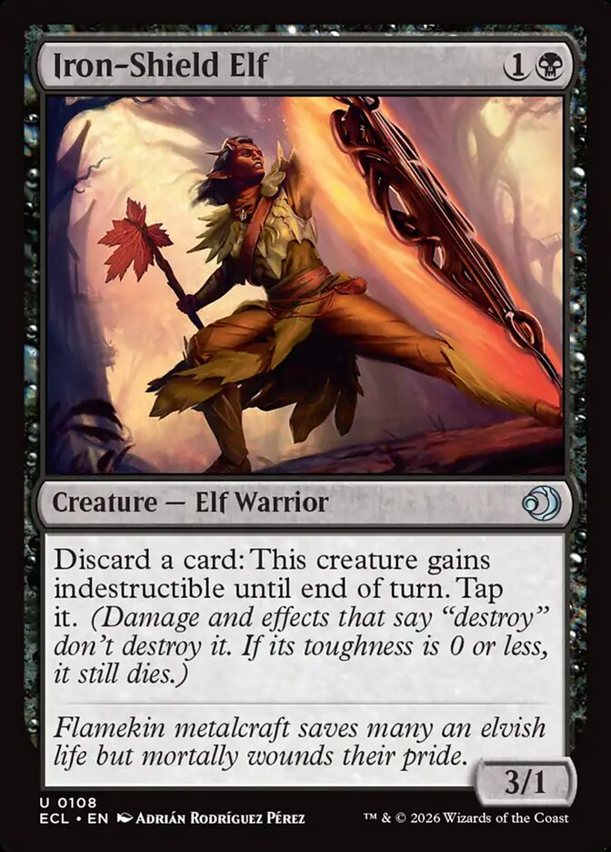 Iron-Shield Elf 108/273 (Lorwyn Eclipsed)  | Chromatic Games