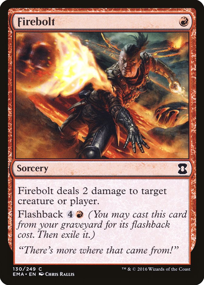 Firebolt 130/249 (Eternal Masters)  | Chromatic Games