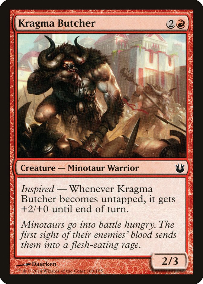 Kragma Butcher 100/165 (Born of the Gods)  | Chromatic Games