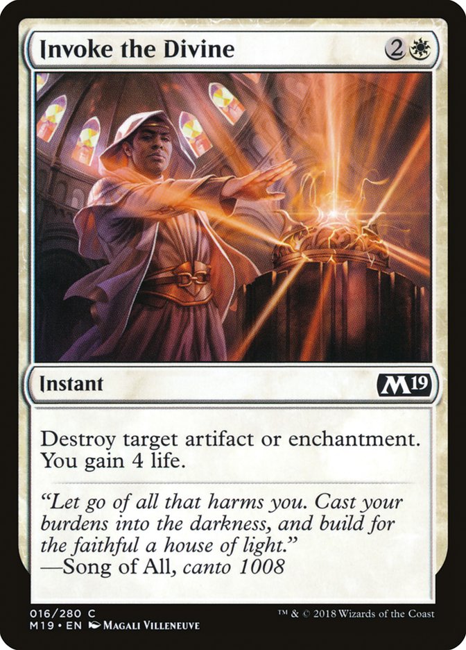 Invoke the Divine 16/280 (Core Set 2019)  | Chromatic Games