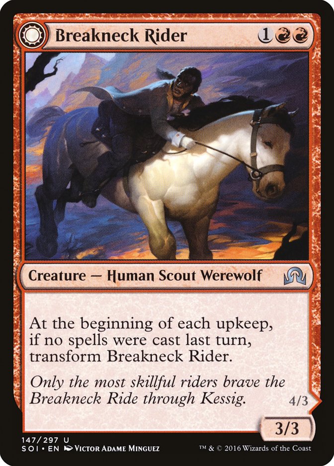 Breakneck Rider // Neck Breaker 147/297 (Shadows over Innistrad)  | Chromatic Games